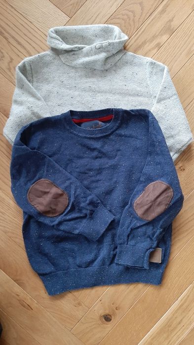Zestaw dwóch sweterków Rebel i Primark, rozm. 110,bstan bdb