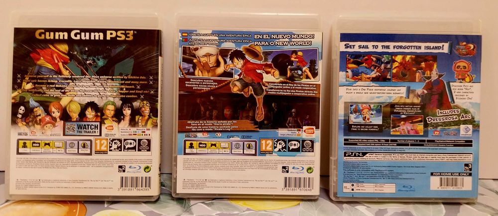 3 jogos One Piece para PS3