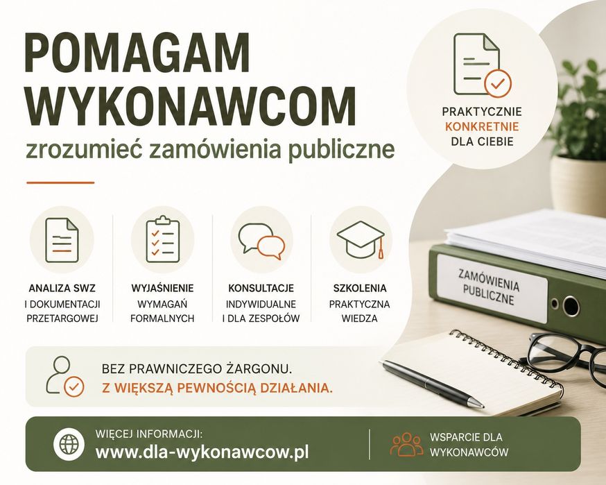Pomoc w przetargach | Zamówienia publiczne | Analiza SWZ | Konsultacje