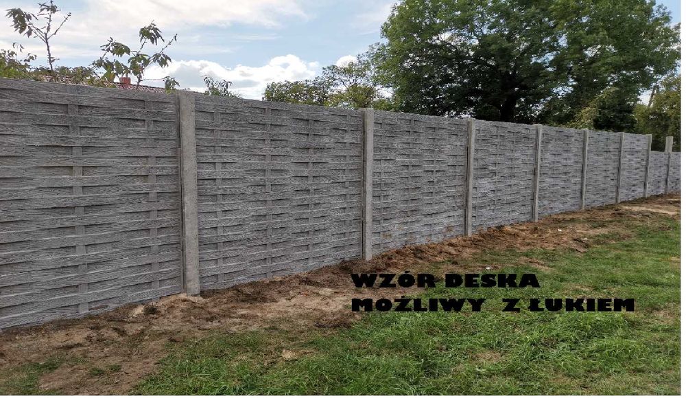 Ogrodzenia betonowe. Producent