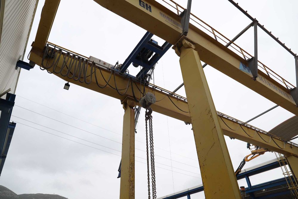 Pórtico Rolante 20 Toneladas - 24m x 7m - com telhado