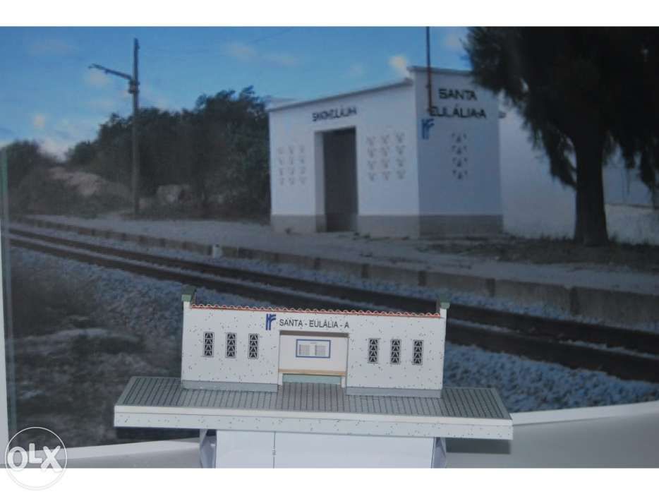 Comboio ho -apead ferroviário santa eulália a /jardia escala ho