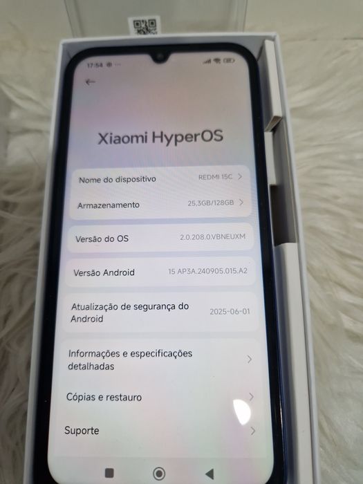 Telemóvel Redmi 15 C Blue