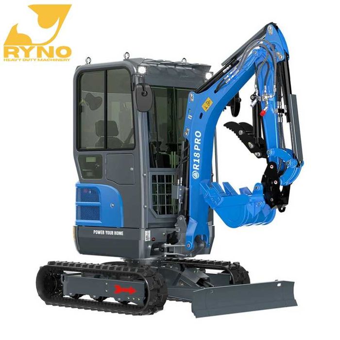 Mini Escavadora RIPPA R18 Cabine Kubota Nova em Campanha