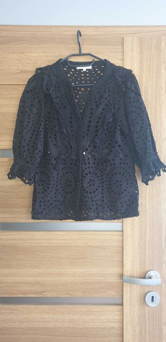 Bluzka Ażurowa, czarna M/L