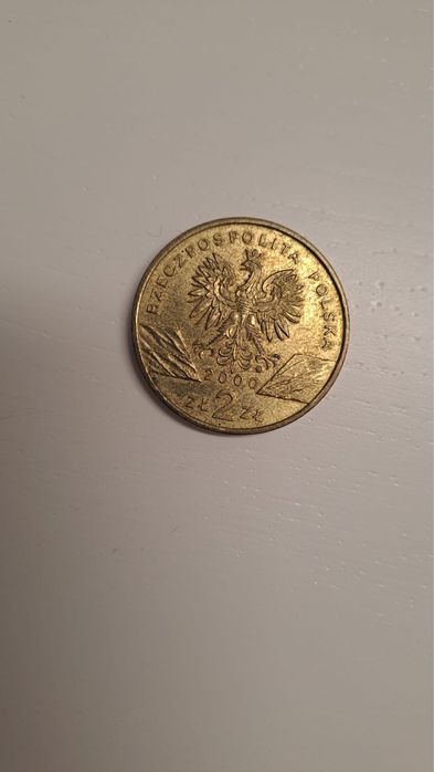 Moneta Dudek Upupa epops 2 zł 2000 rok