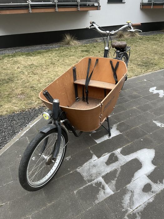 Rower z gondola Babboe City, cargo, rower towarowy