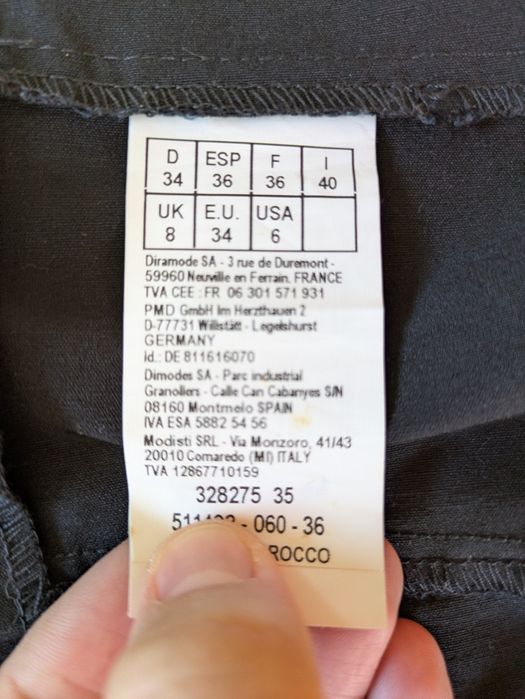 Top Preto com botões, Novo, Pimkie, tamanho 34