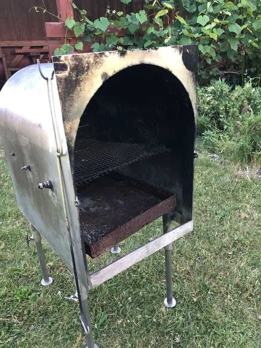 Grill z blachy kwasówki (blacha stal kwasoodporna)