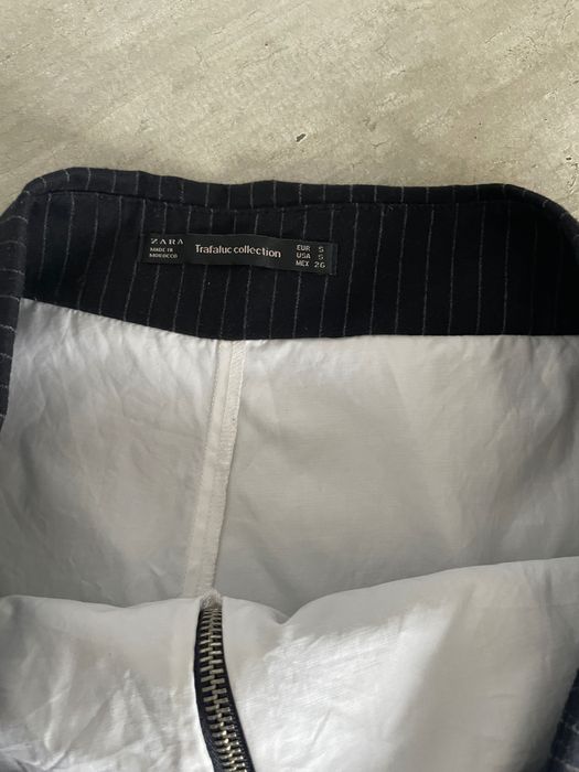 Zara spodenki szorty zamek falbanka uczennica