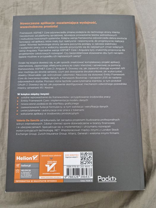 Książka ASP.NET Core 2 i Angular 5