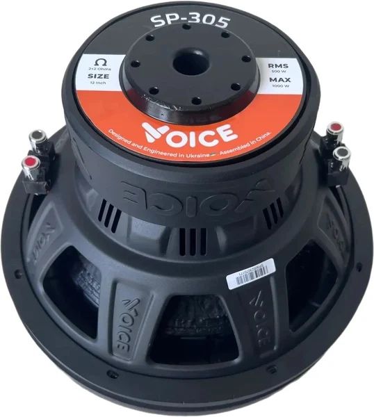 Моноблок 1000/ 600 watt/сабвуфер voice 305/307 гарантія 12 місяців