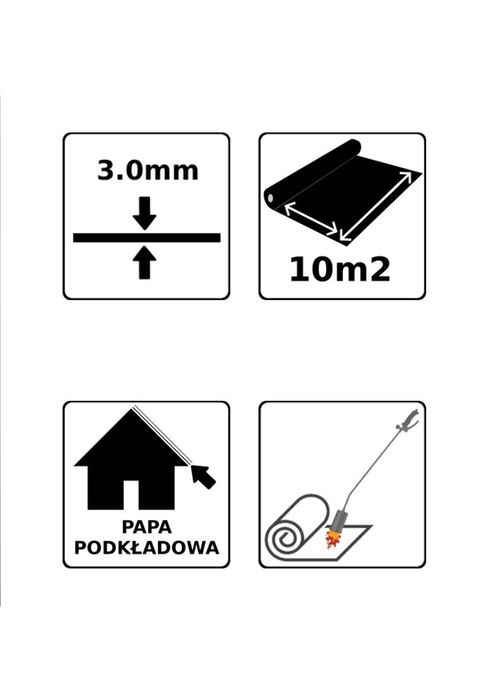 Papa podkładowa asfaltowa V60S30mm 10m2