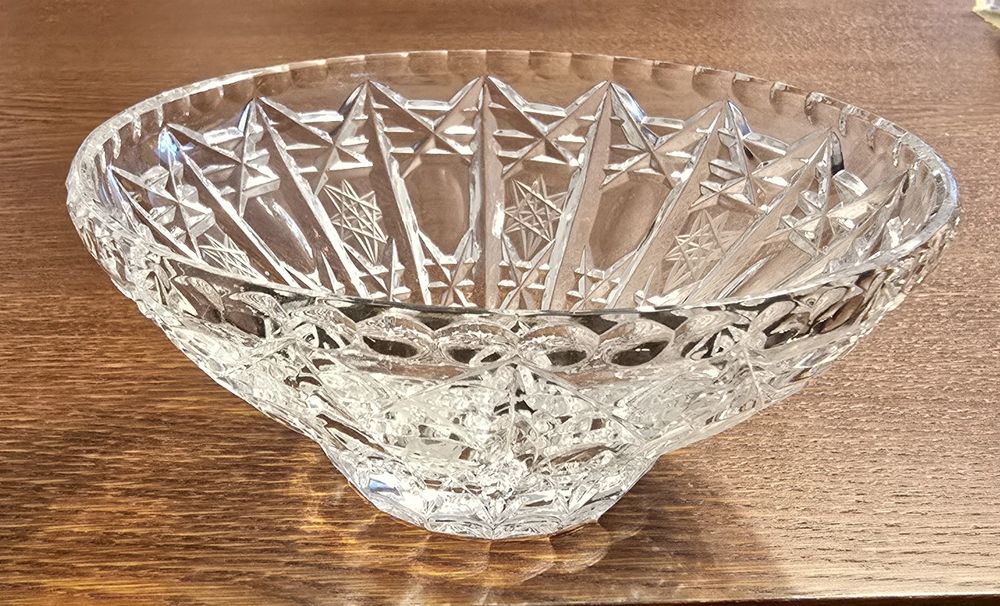 Miska kryształowa PRL