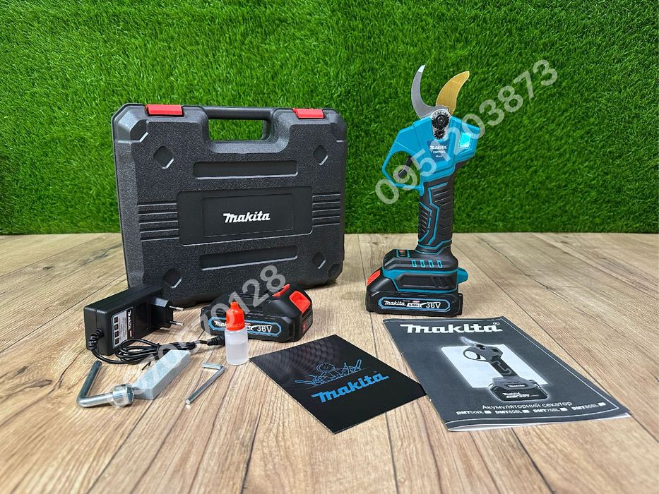 Аккумуляторный Секатор Makita DMT90BL 36V 6Ah садовый с индикатором