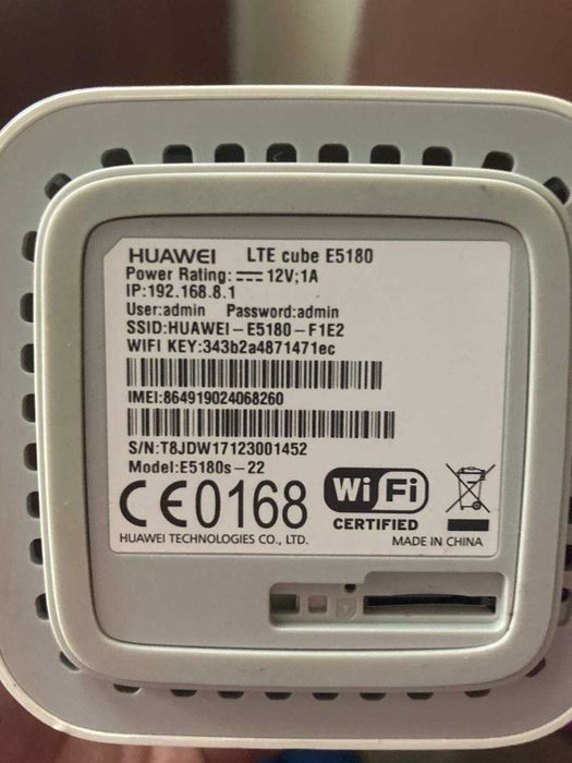 Продам роутер 4G Huawei E5180