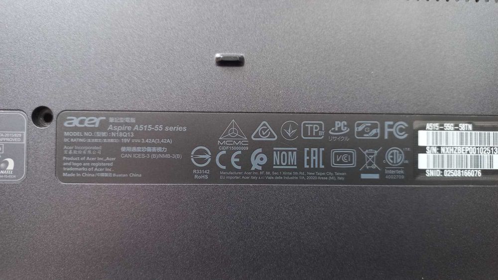 Touchpad Acer Aspire A515 Series