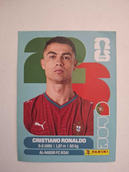 Cromo Cristiano Ronaldo Mundial 2026