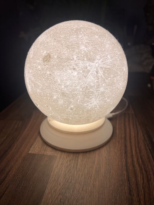 3D-Лампа «Луна» с RGB-подсветкой и пультом – уникальный светильник!