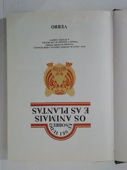 livro Eu sei tudo sobre os animais e as plantas