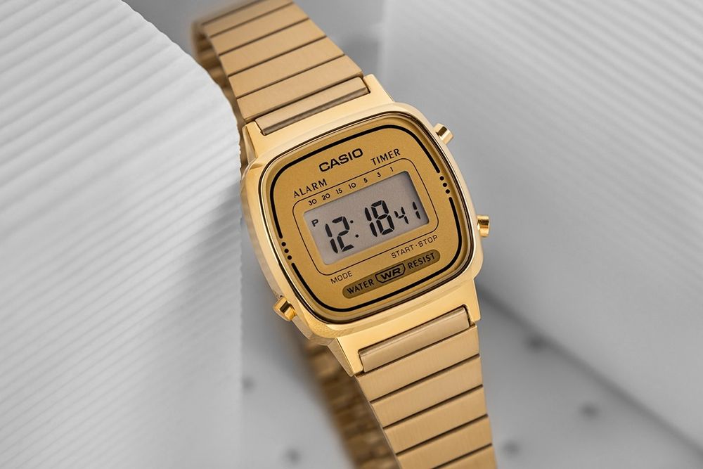 zegarek damski casio la670wga-9df + box