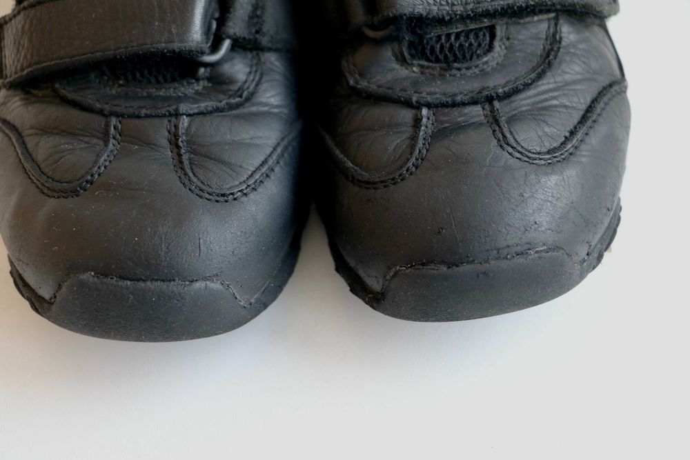 Туфлі, черевики на липучках timberland на хлопчика, чорні, р 35,5