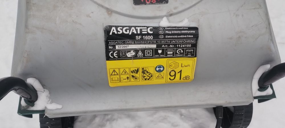 Odśnieżarka elektryczna