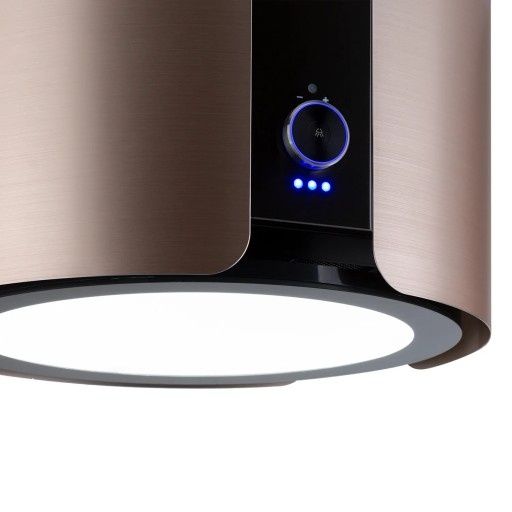 Okap kuchenny wyspowy Klarstein Skyfall Pochłaniacz LED SMART ZŁOTY