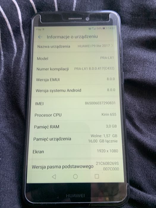 Huawei p8 lite 2017. 3g.ram 16g.rom
