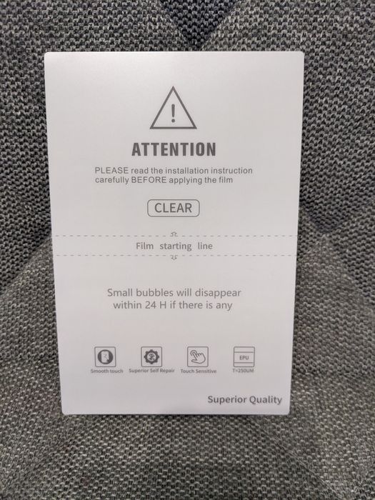 Проти ударна,броньована плівка!Захист для гаджетів, гідрогелева,HD,TPU