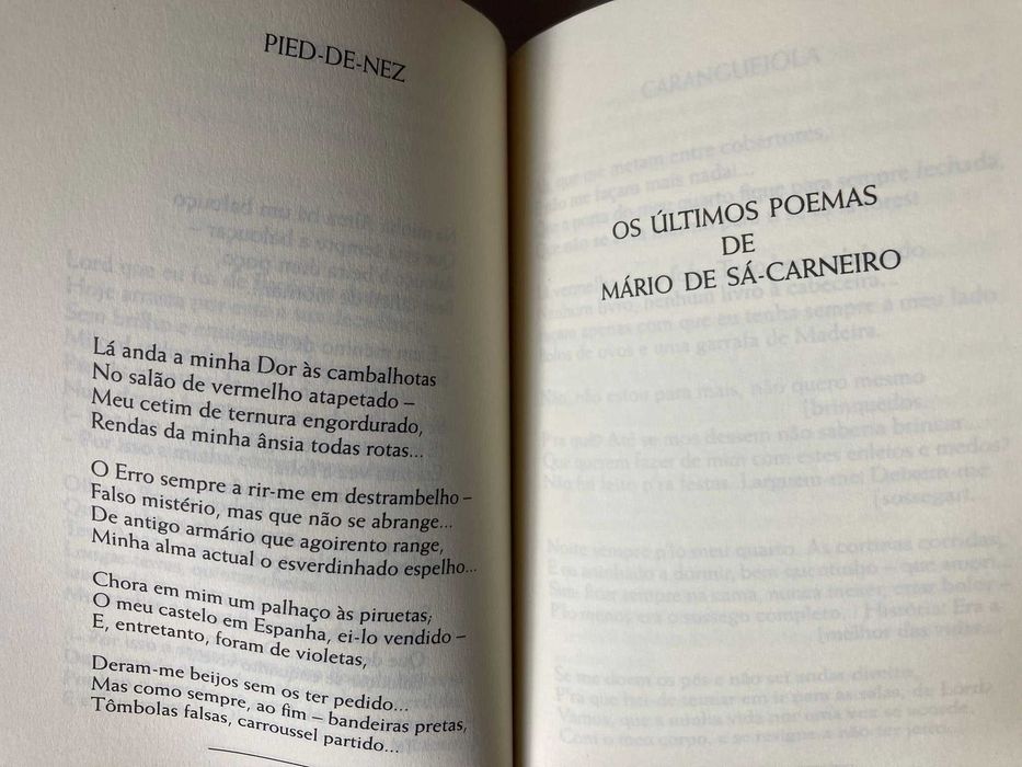 Poemas Escolhidos, de Mário de Sá Carneiro