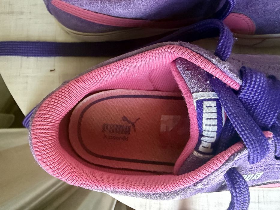 Кросівки Puma на дівчинку 33 р. Натуральна замша