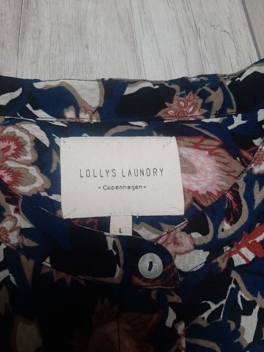 Lollys Laundry L 40 sukienka boho oversize tunika koszula premium