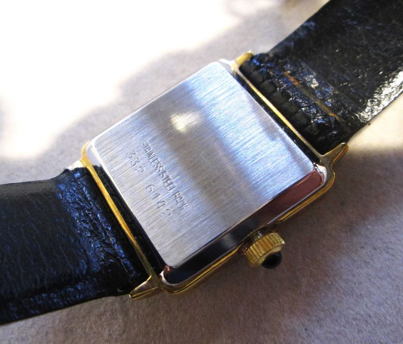 80's Relógio de Senhora MATHEY-TISSOT Tank Mov. Mec. NOVO Stock Antigo