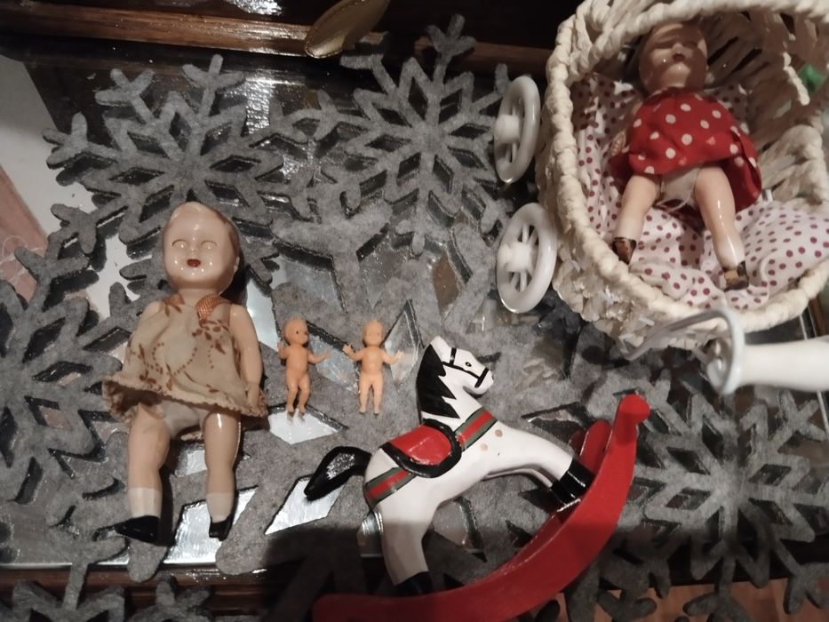 Раритетный пупс с коляской