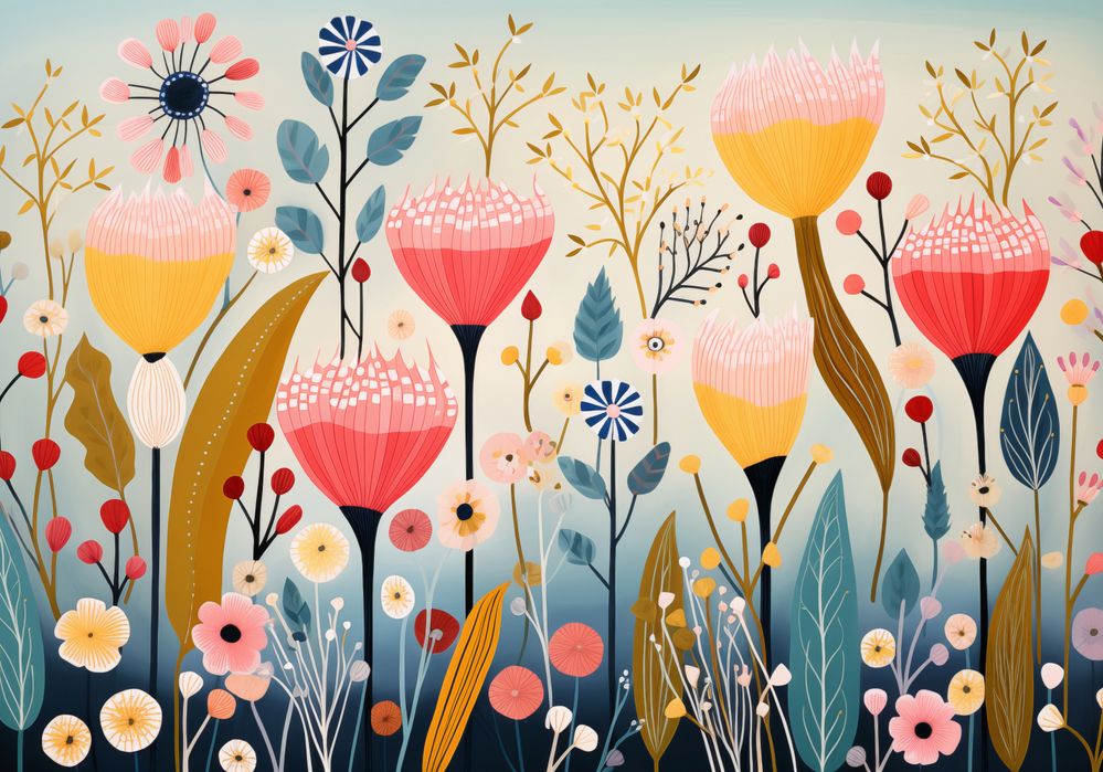 Plakat 100x70cm Ogród Marzeń