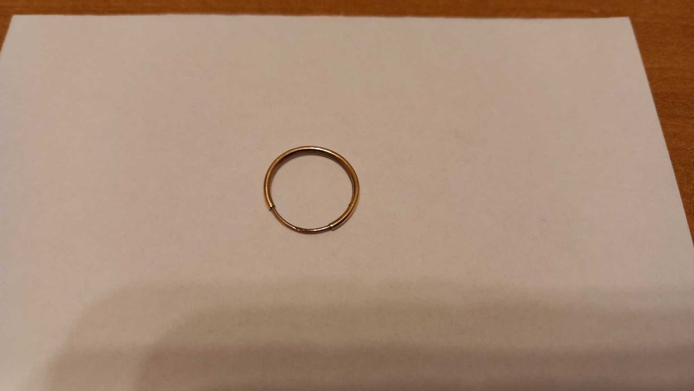 Kolczyk złoto  12mm 0.3gr.