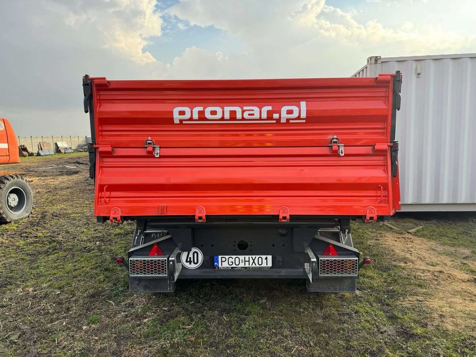 Przyczepa PRONAR T663/2 tandem najbogatsza wersja 40km/h najazdy alu