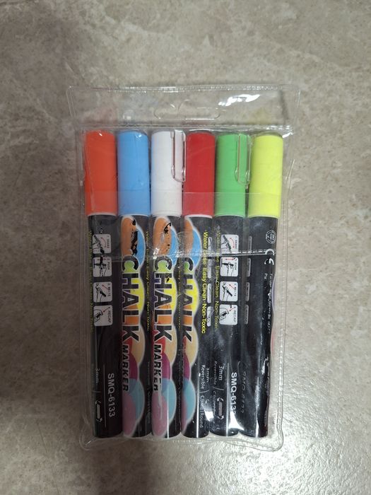 Набір маркерів крейдяних