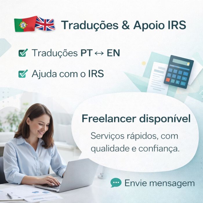 Traduções Português ↔ Inglês | Apoio no IRS