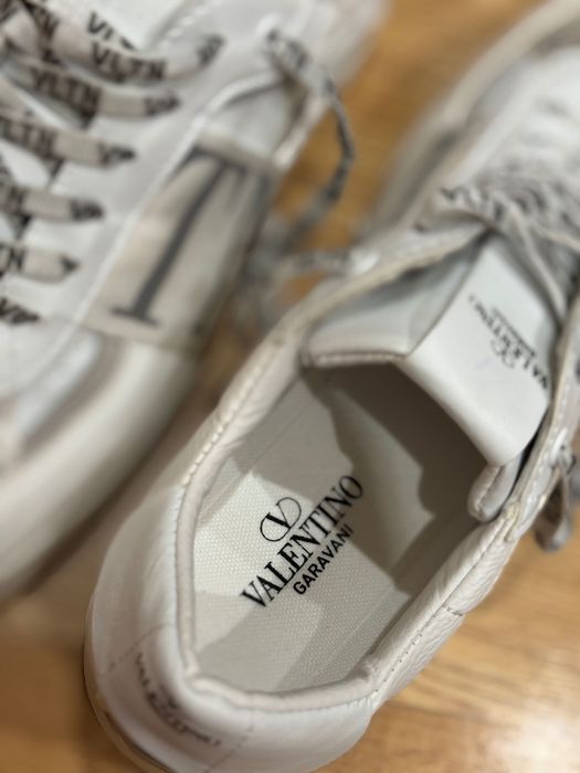 Мужские кожаные кеды сникеры Valentino garavani