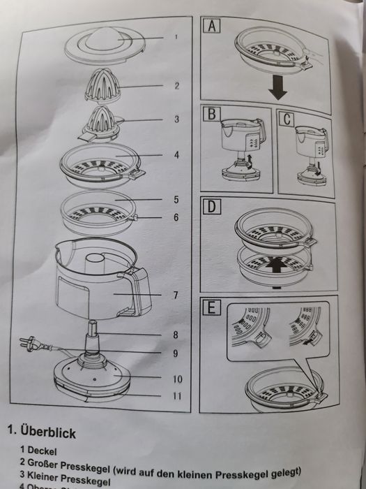 Wyciskarka do cytrusów Skive