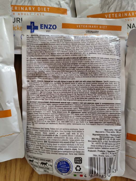Urinari Enzo vet
