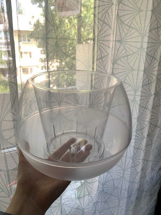 Подвійний горщик для орхідей