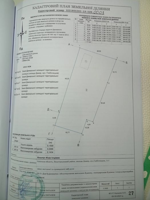 Продаж ділянки в смт Димер