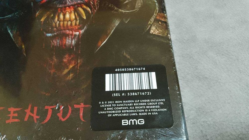 iron maiden - senjutsu. запечатанный американский 2 cd медиабук