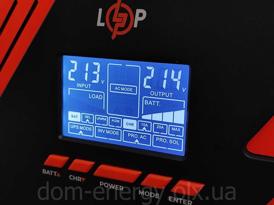 ИБП бесперебойник ДБЖ LPM-PSW-1500VA Источник бесперебойного питания