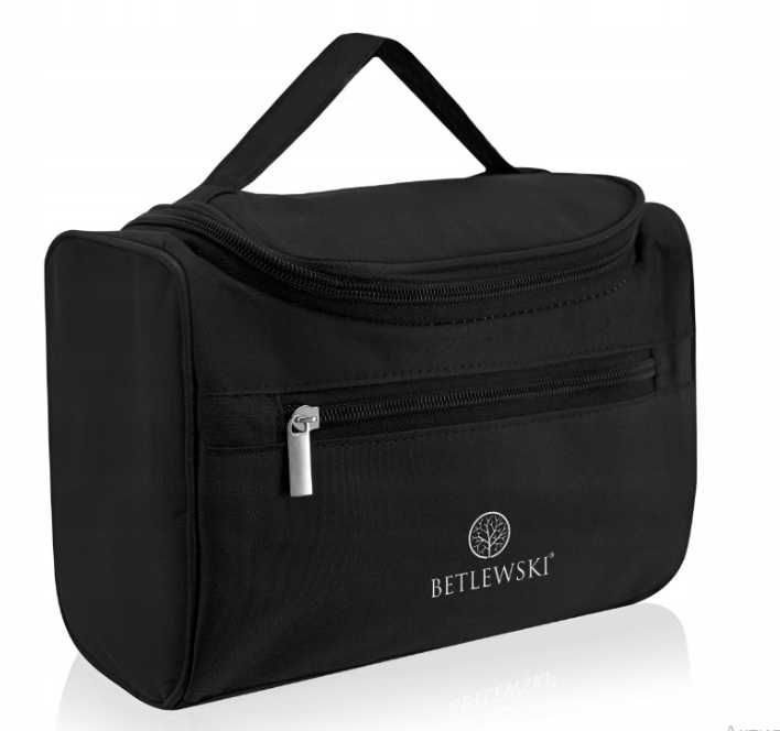 Kosmetyczka podróżna pojemny organizer Betlewski BKW-01CZARNY ttst1238