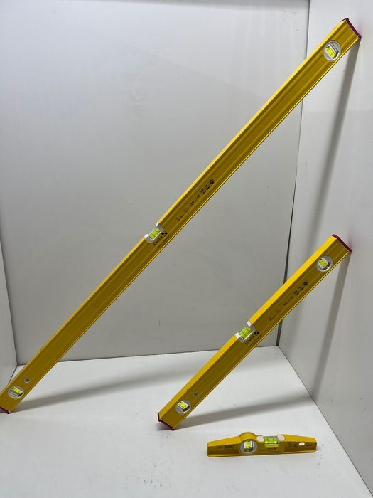 Zestaw poziomic STABILA 3 sztuki 1200,600,250mm