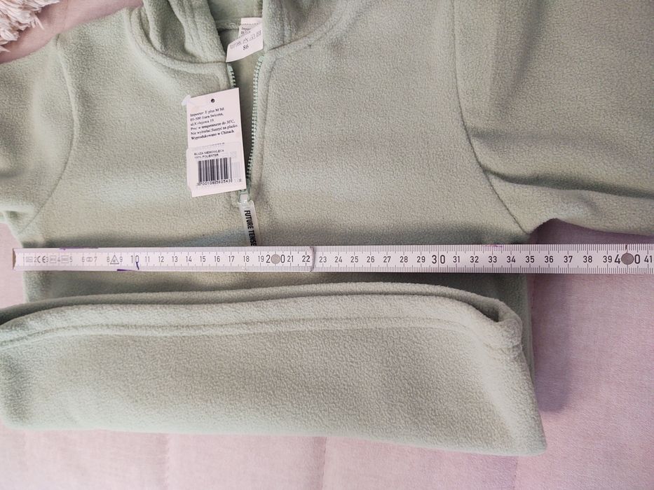 Bluza dziecięca polar 86 mięta nowa